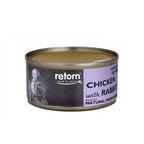 Chicken with Rabbit can for cats (80g) by Retorn