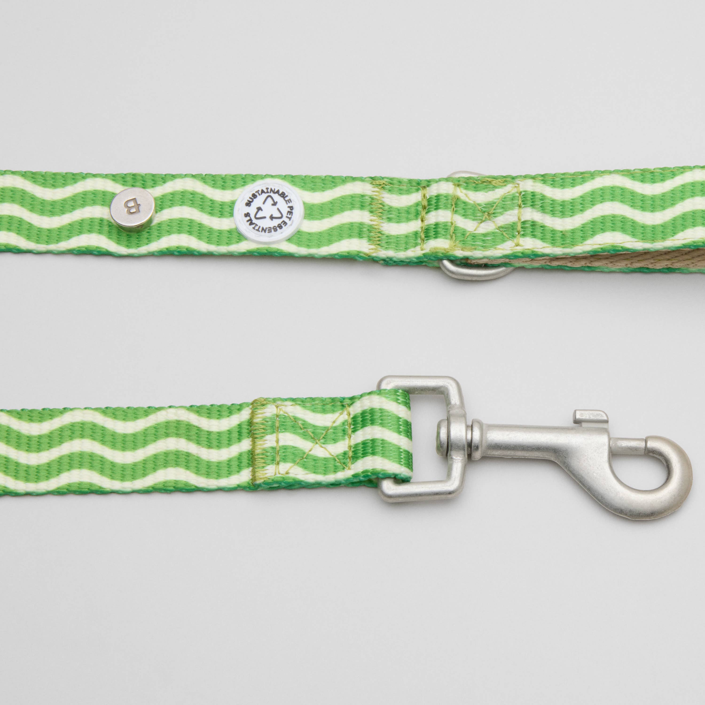Dog Leash Apple Green Recycled Material