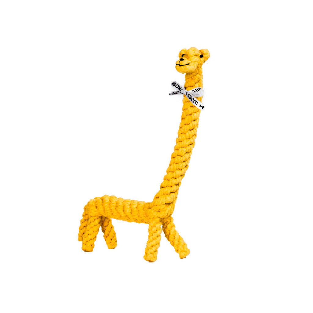 Greta Giraffe rope toy