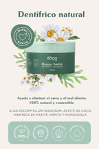 Natural toothpaste for dogs and cats