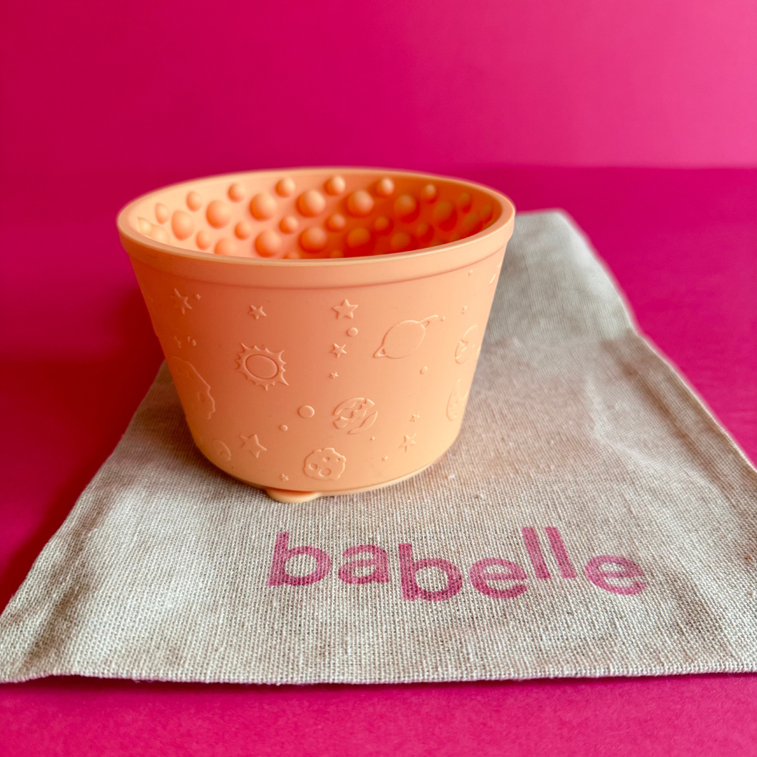 Swirlie Lickbowl - Peach