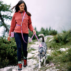 Multi-Use Dog Leash Colour Block Mauve Mix
