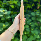 Suede sleeve with double handle