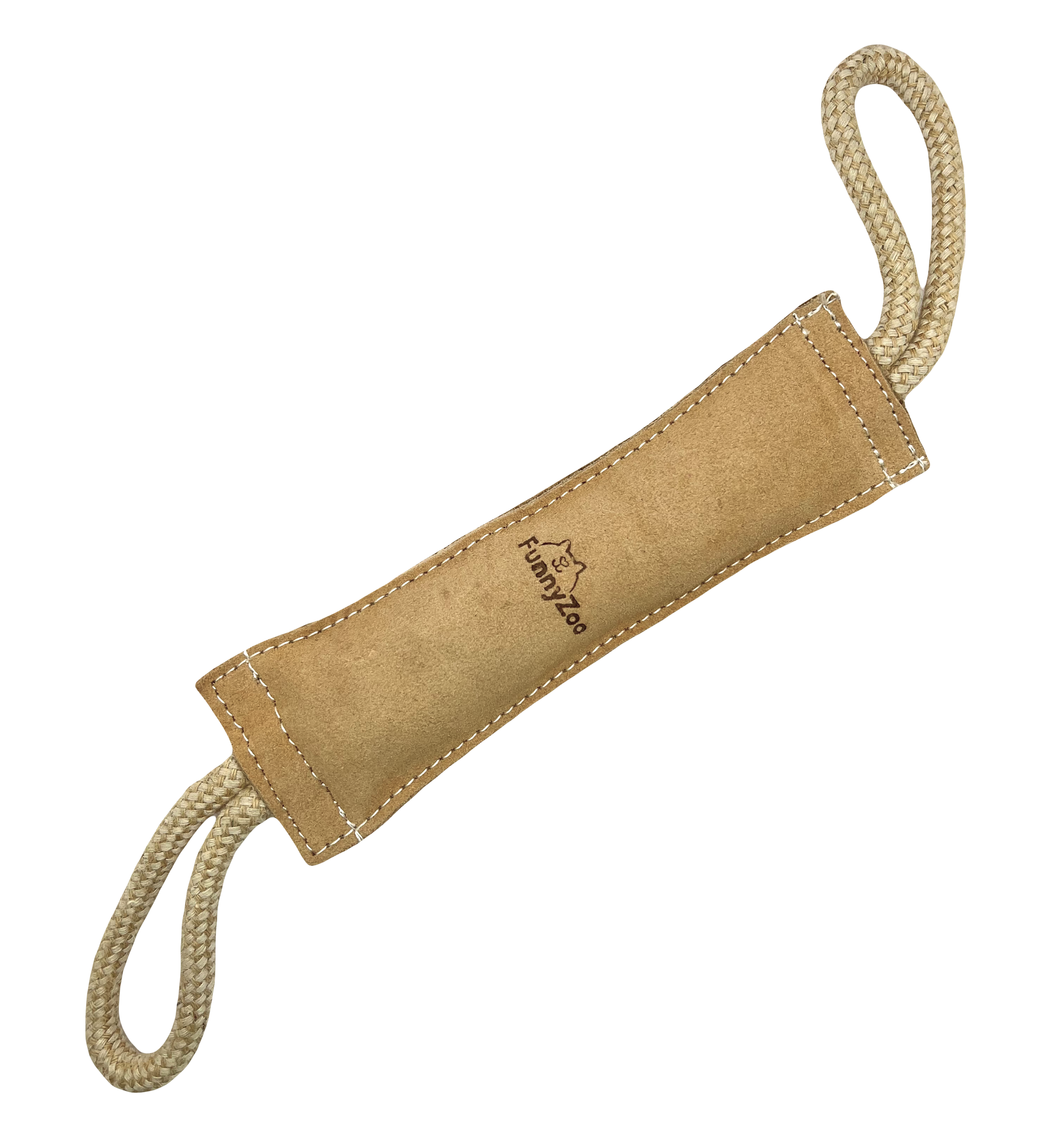 Suede sleeve with double handle