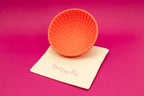 Mini Wiggler Lick Bowl - Coral