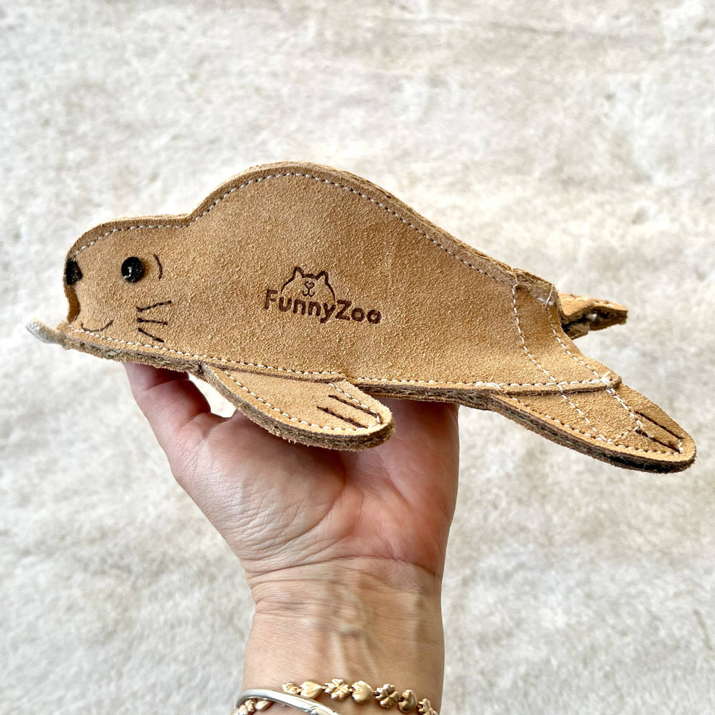 Dog toy with bottle inside - SEAL 🦭