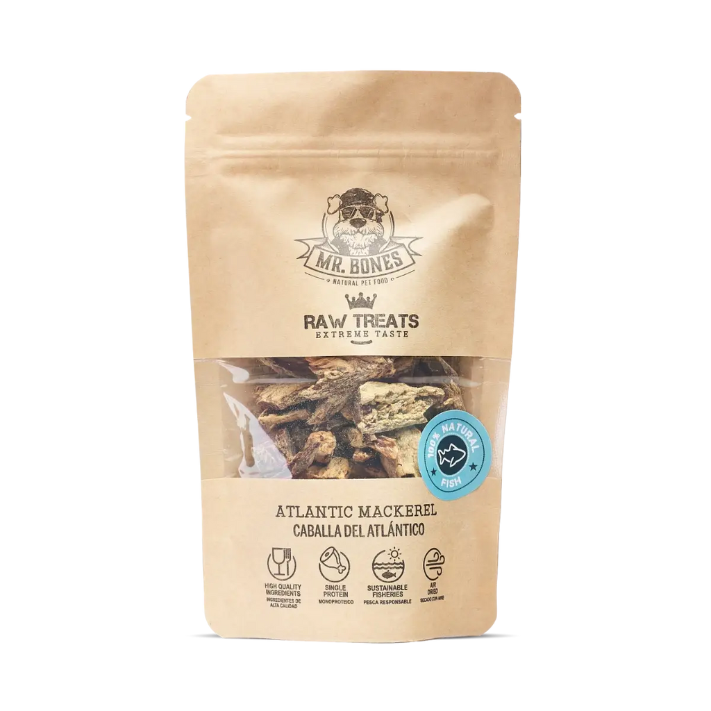 Raw Treats for dogs and cats- Atlantic Mackerel