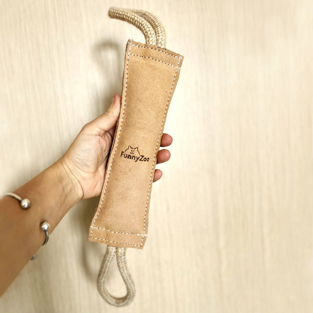 Suede sleeve with double handle