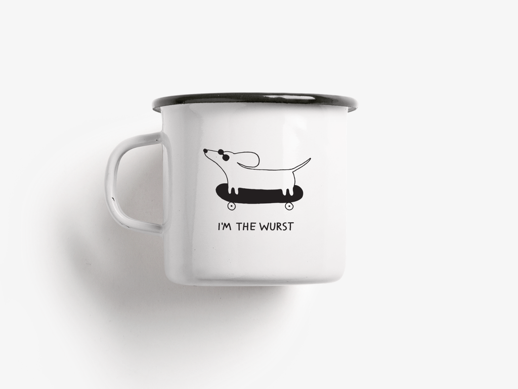 Enamel mug / The Wurst
