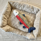 TROUT fish in sturdy cotton canvas with coconut fiber 🐠