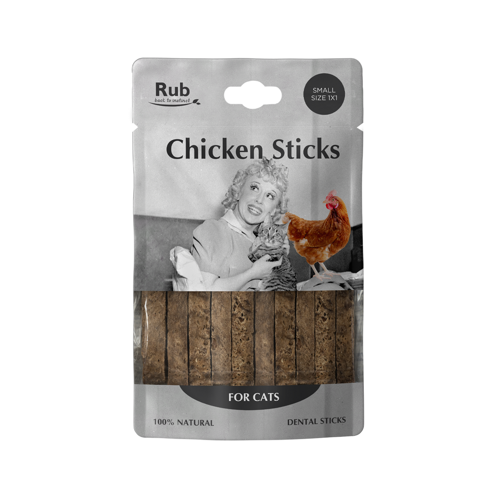 Treat Rub Stick Dental Chicken for Cats 100g