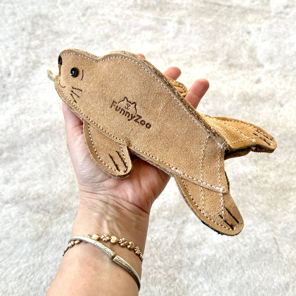 Dog toy with bottle inside - SEAL 🦭