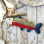 TROUT fish in sturdy cotton canvas with coconut fiber 🐠