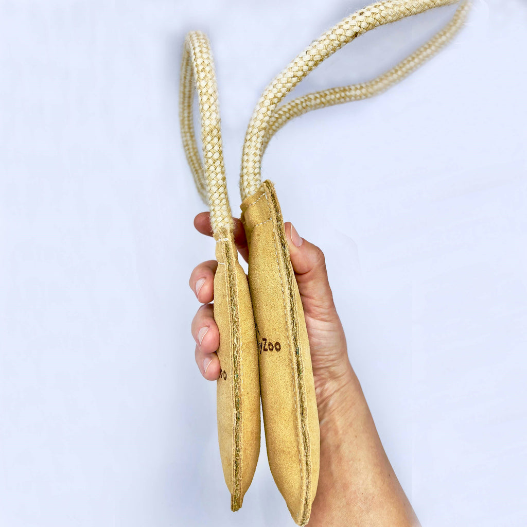 Tug Dog Toy in Suede