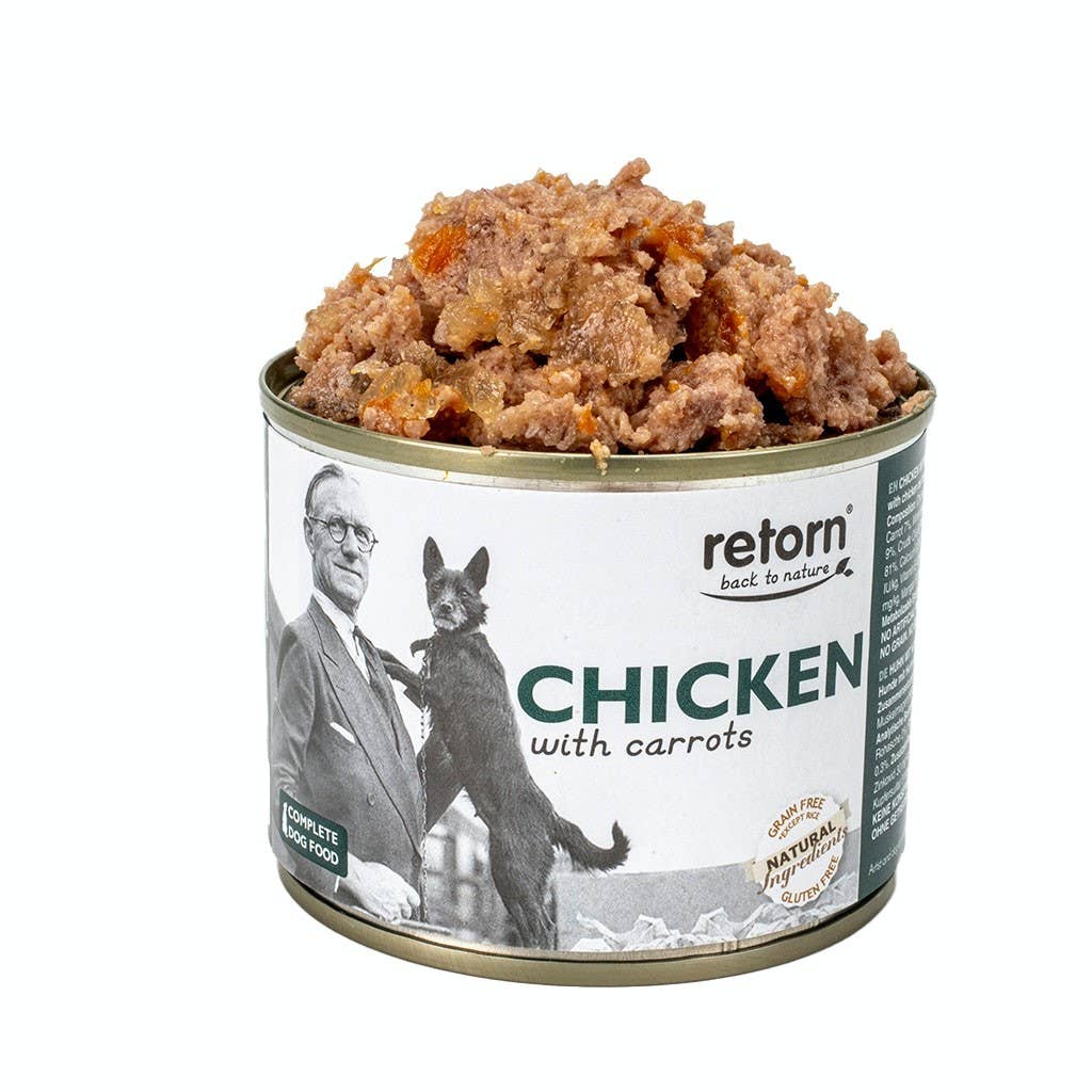 Chicken with Carrots can for dogs by Retorn