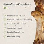 Ostrich bone XXL (1 piece)