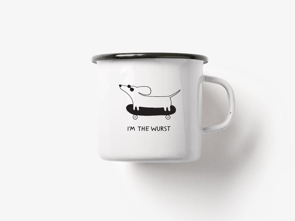 Enamel mug / The Wurst