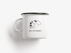 Enamel mug / Dog Life Balance