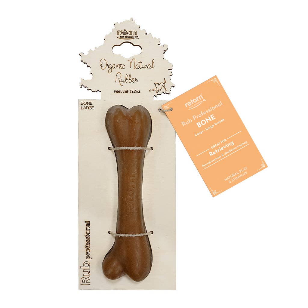 Natural Rubber Bone Dog Toy