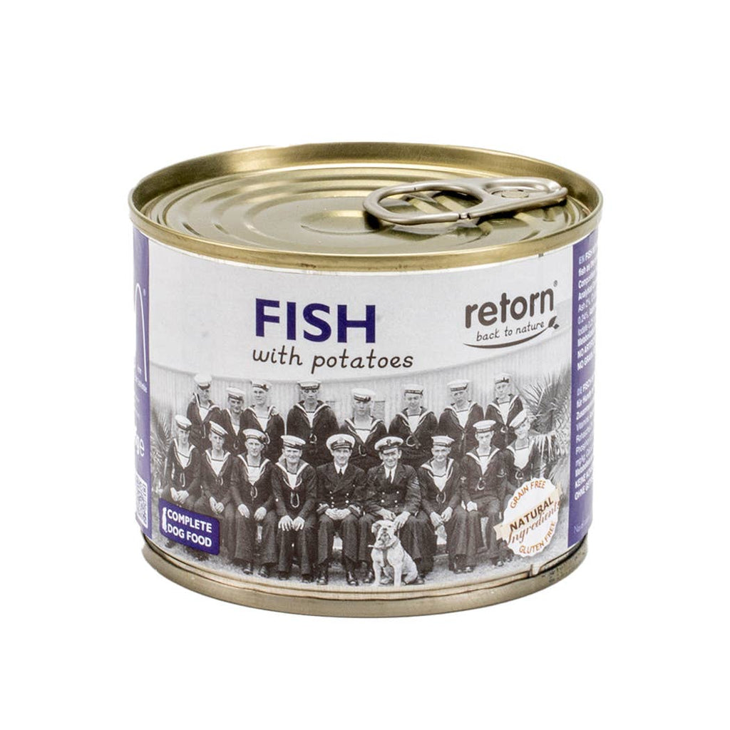 Fish With Potatoes can for dogs by Retorn