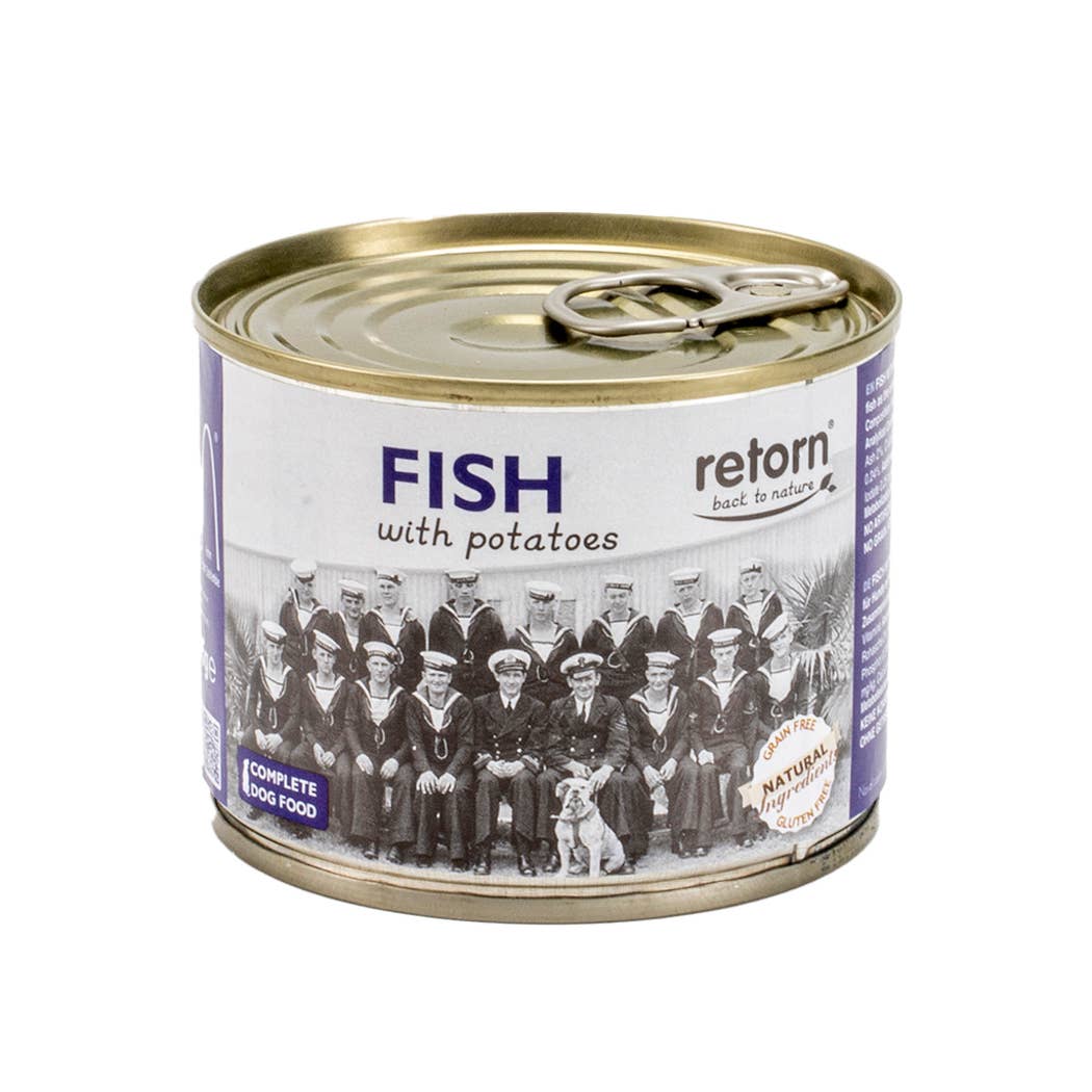 Fish With Potatoes can for dogs by Retorn
