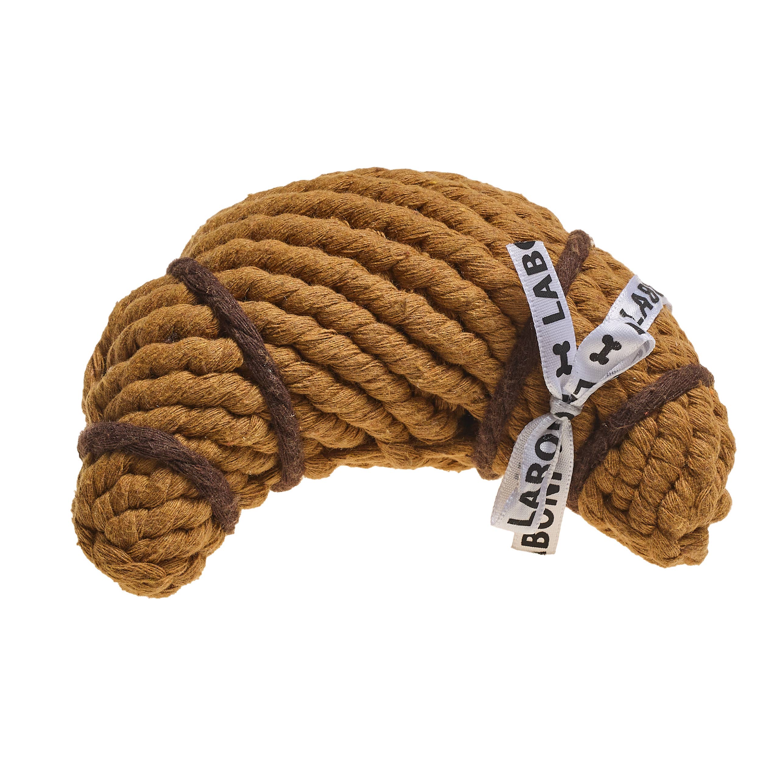 Croissant rope toy