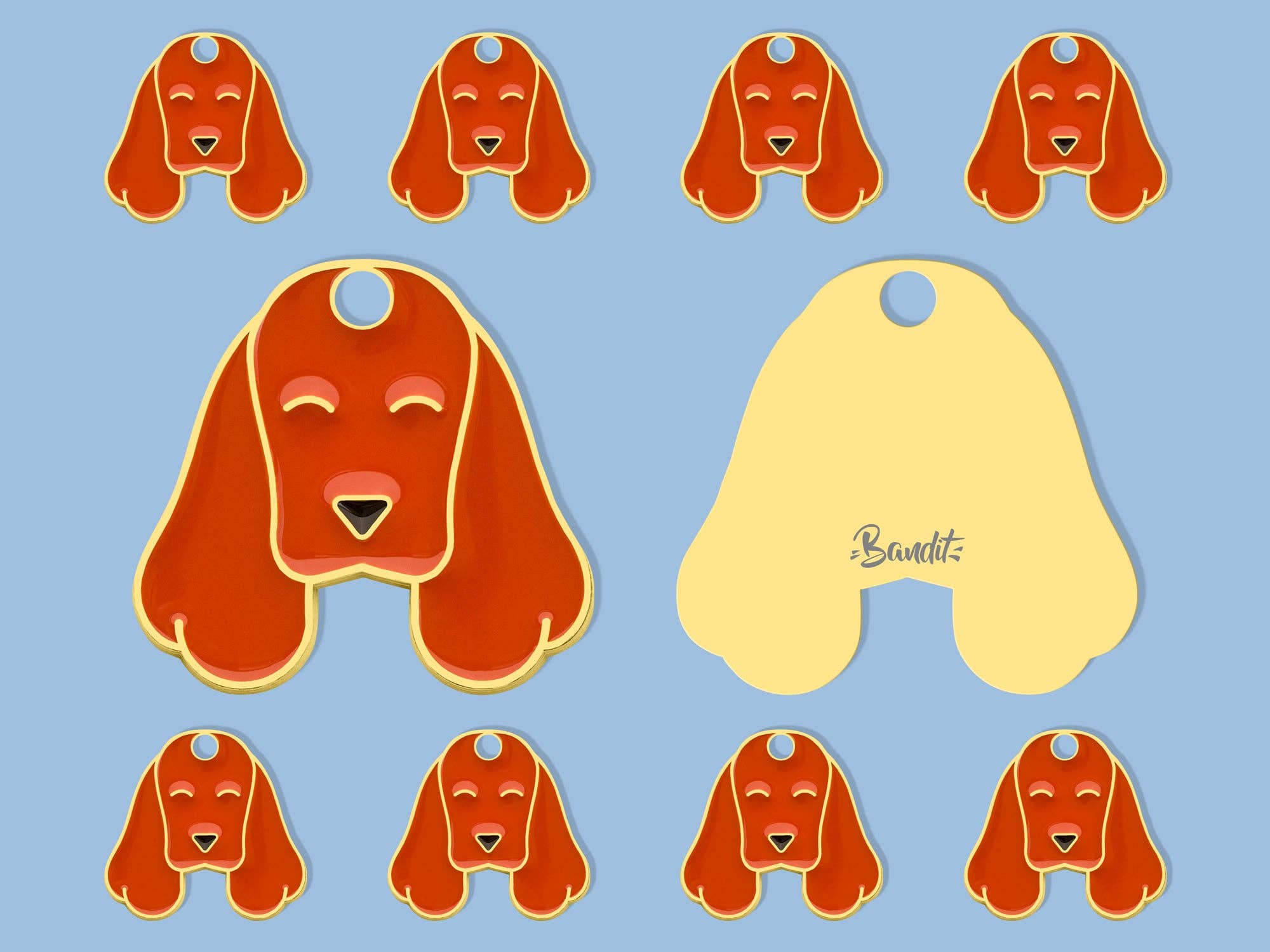 Cocker Spaniel dog tag