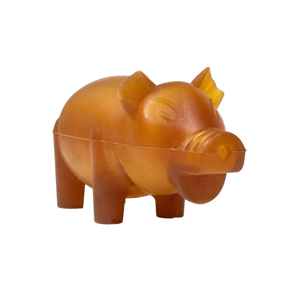 Natural Rubber Piggy Bank Dog Toy - L