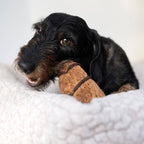 Croissant rope toy