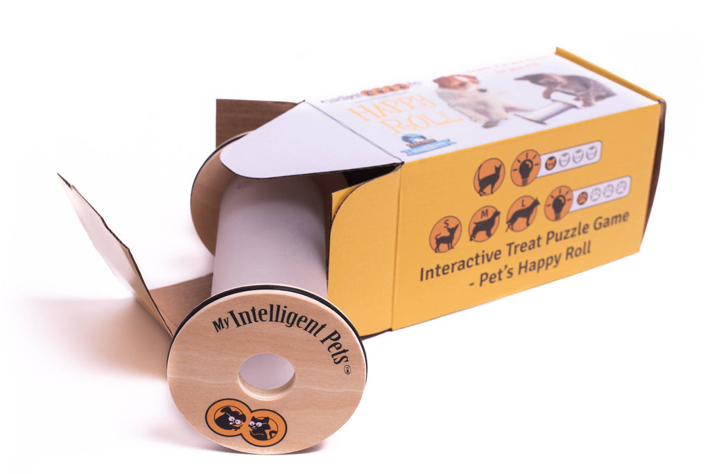 Happy Roll - dog and cat treat dispenser toy