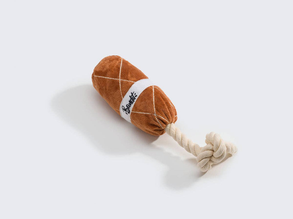 Saucisson dog toy