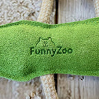 Dog toy in suede leather - CROCODILE 🐊