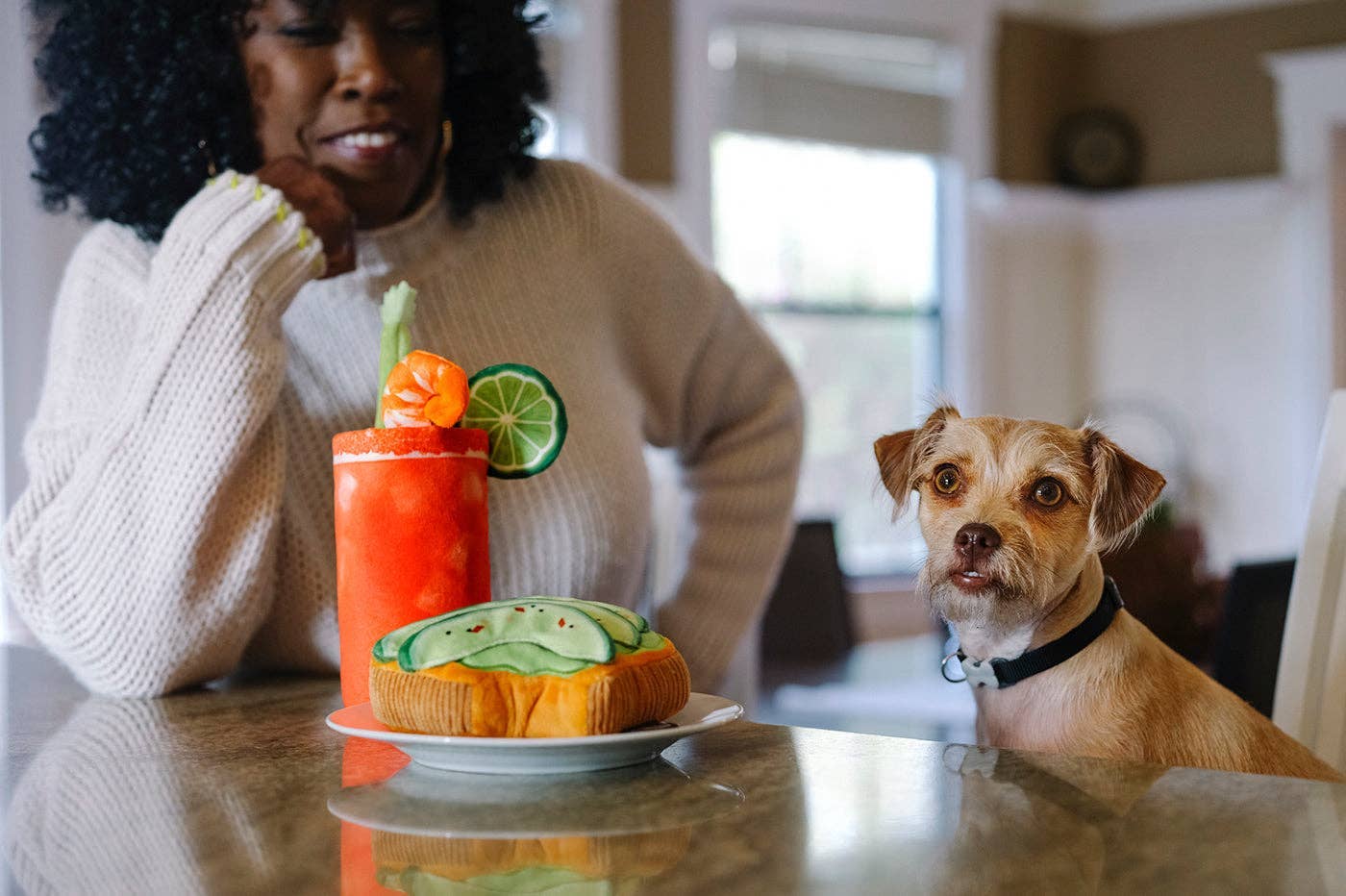 Barking Brunch Avo-doggo Toast toy