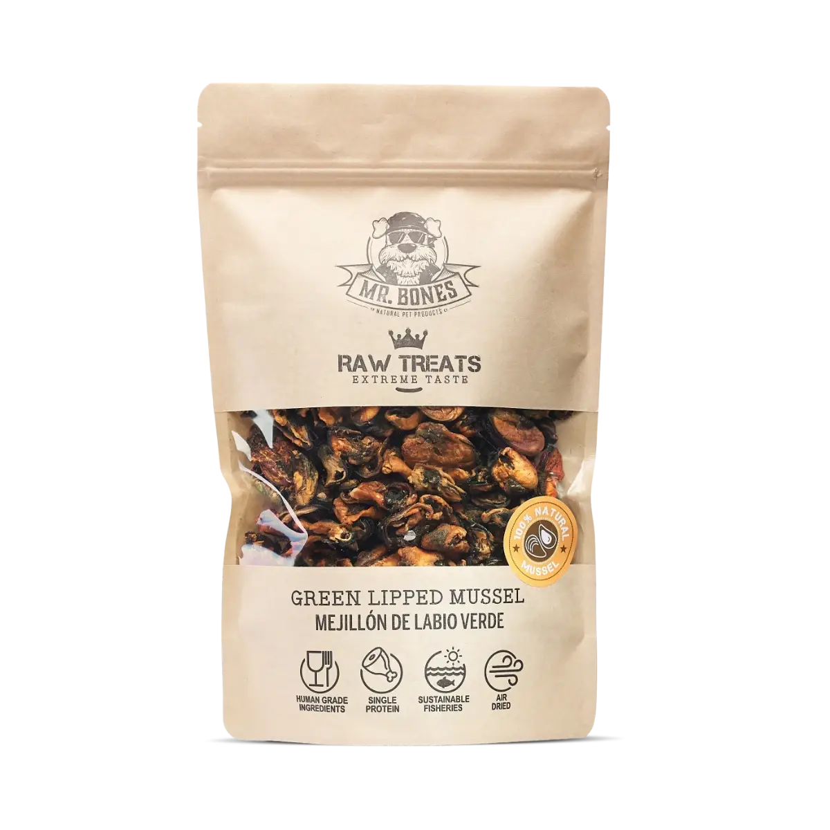 Raw Treats for dogs and cats - Green Lipped Mussel