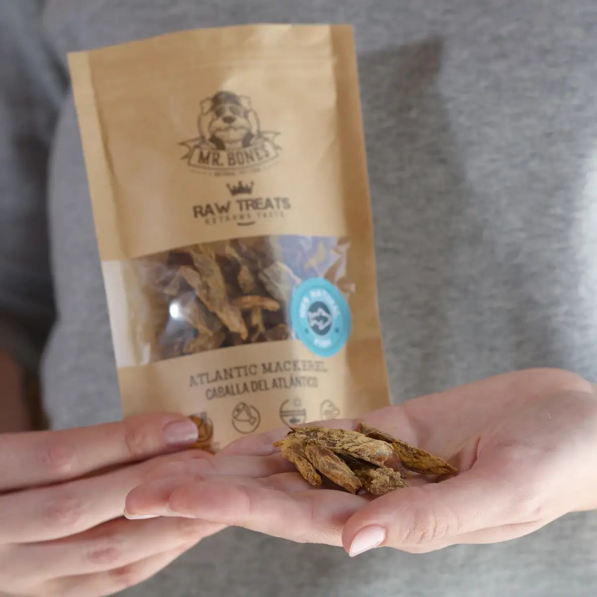Raw Treats for dogs and cats- Atlantic Mackerel