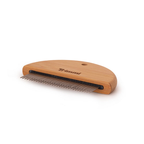 Bamboo flea & grooming comb