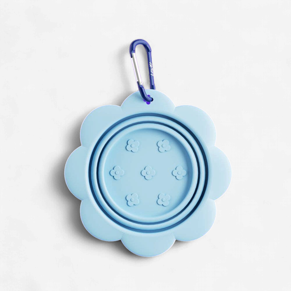 Flower Bowl - Silicone Collapsible Travel Bowl for Dogs