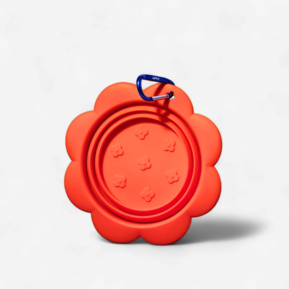 Flower Bowl - Silicone Collapsible Travel Bowl for Dogs