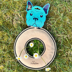 Suede dog frisbee ring ⭕
