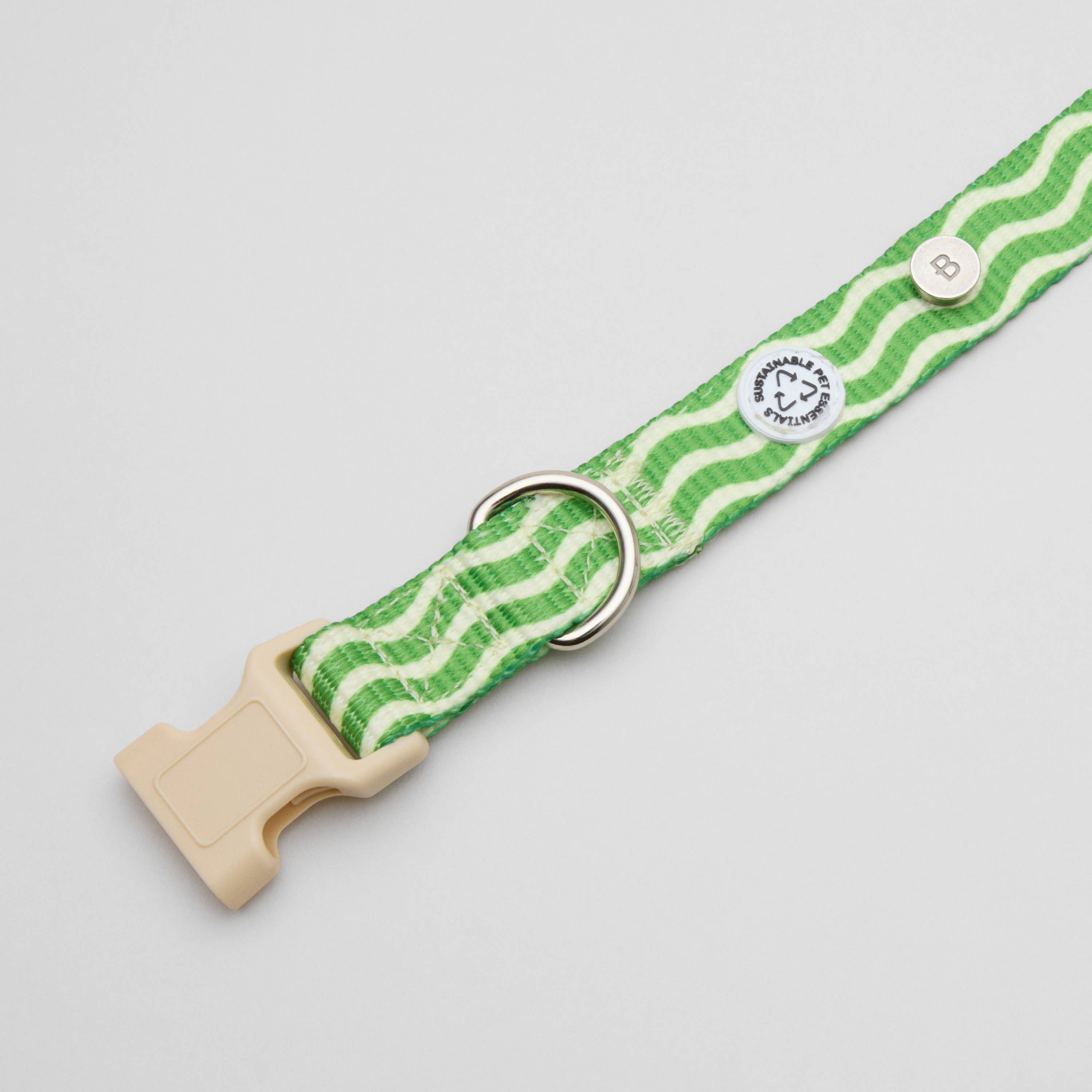 Dog Collar Apple Green Barkalot