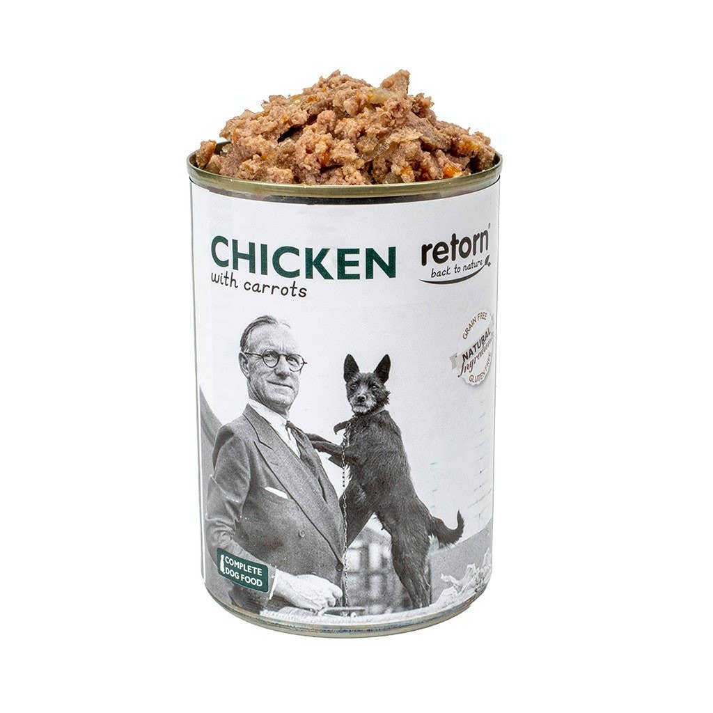 Chicken with Carrots can for dogs by Retorn