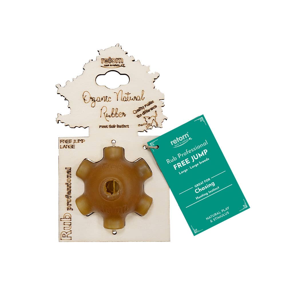 Natural Rubber Free Jump Dog Toy