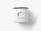 Enamel mug / Dog Life Balance