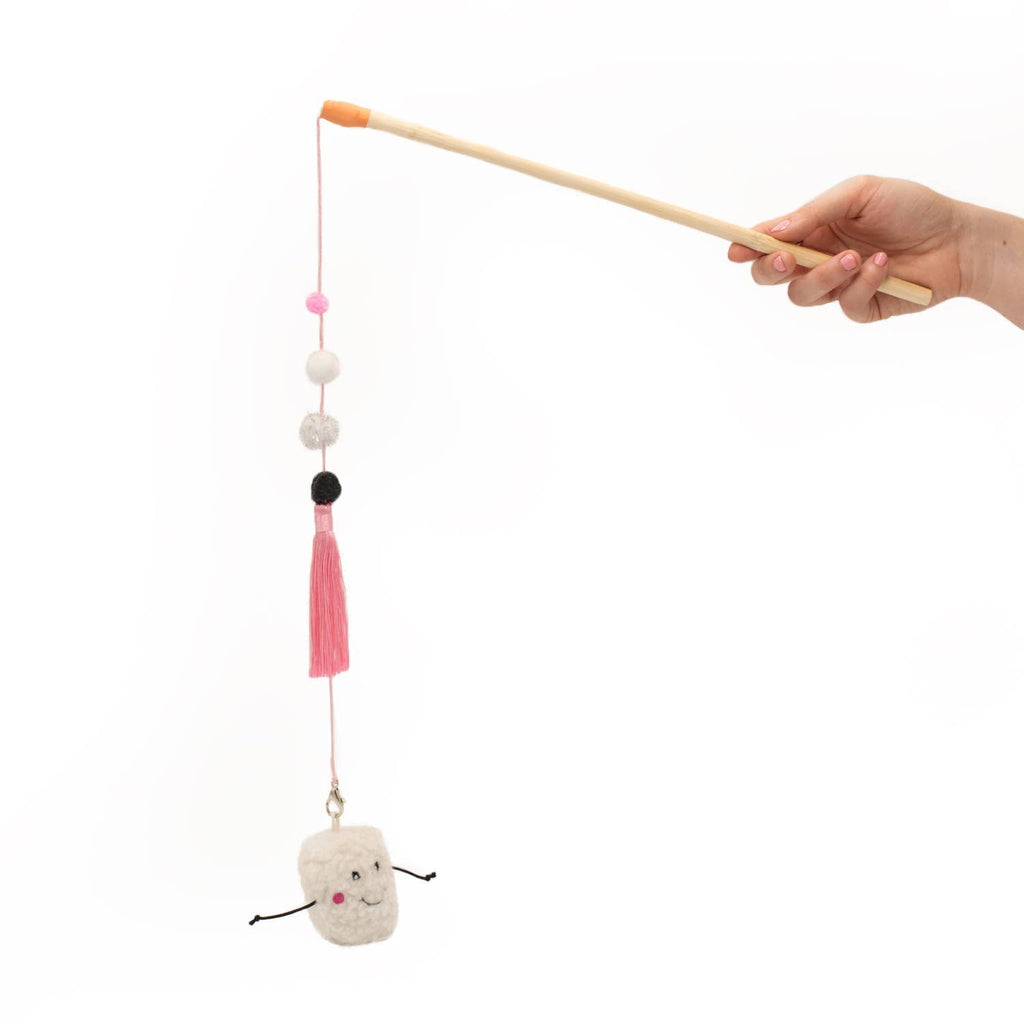 ZippyStick - Marshmallow - Cat Toy