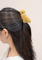 Hair clip - Golden Retriever