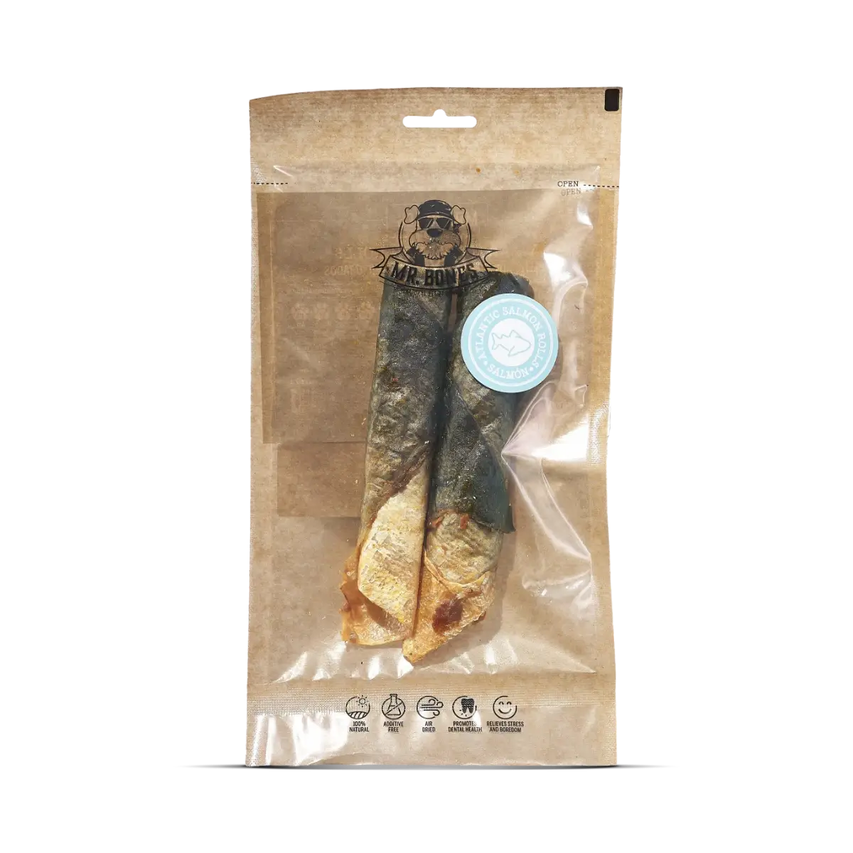 Natural snack for dogs - Salmon Roll-Ups