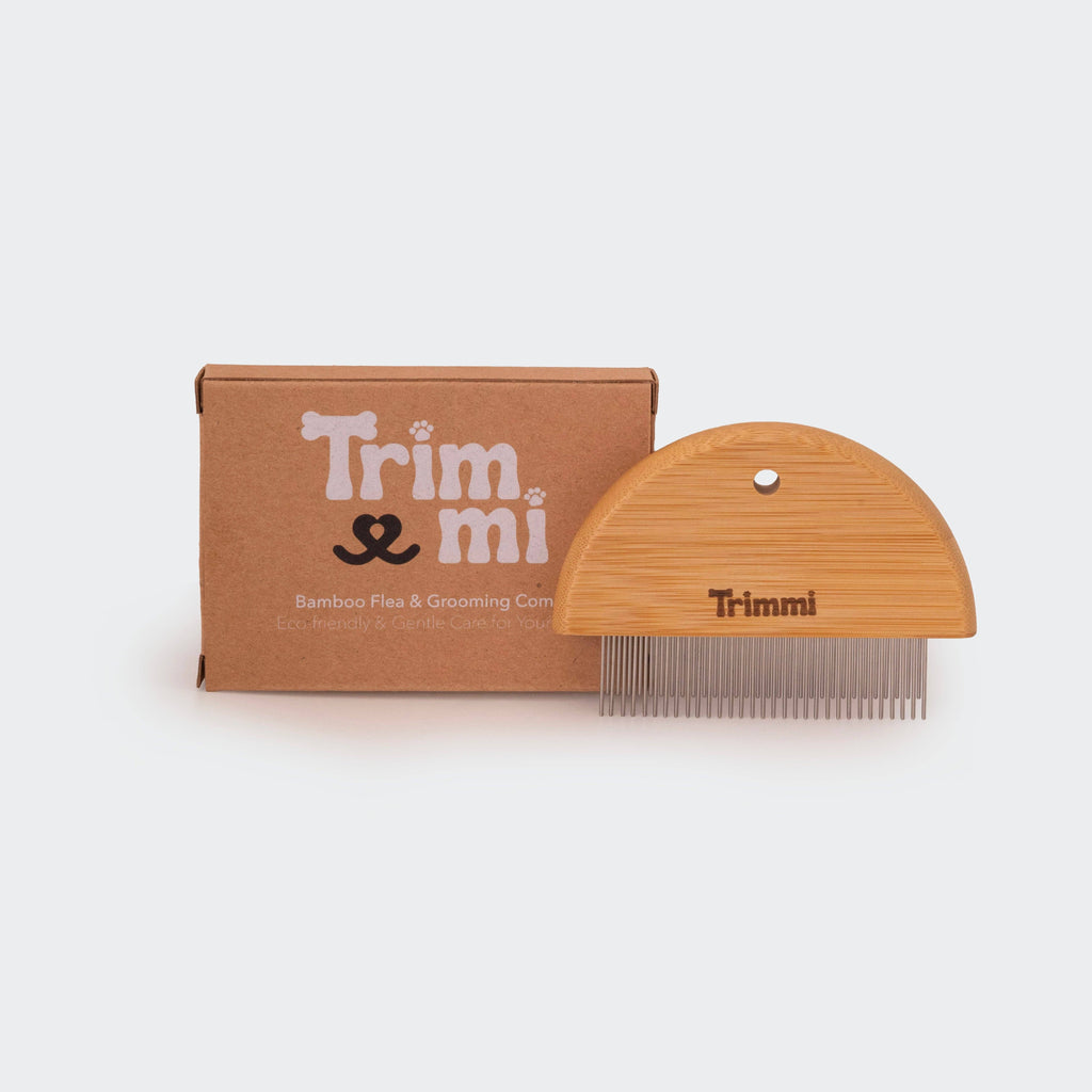 Bamboo flea & grooming comb