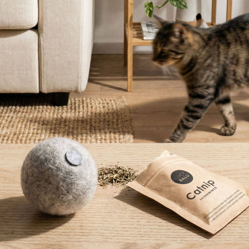 MINT BALL felt ball with catnip