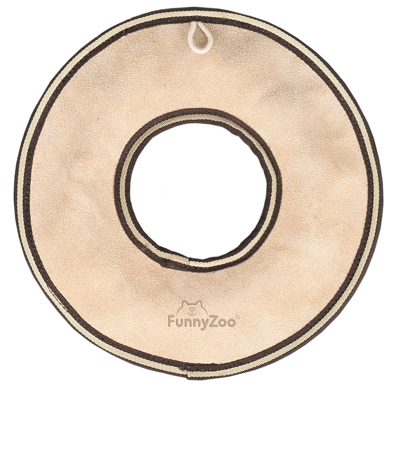 Suede dog frisbee ring ⭕