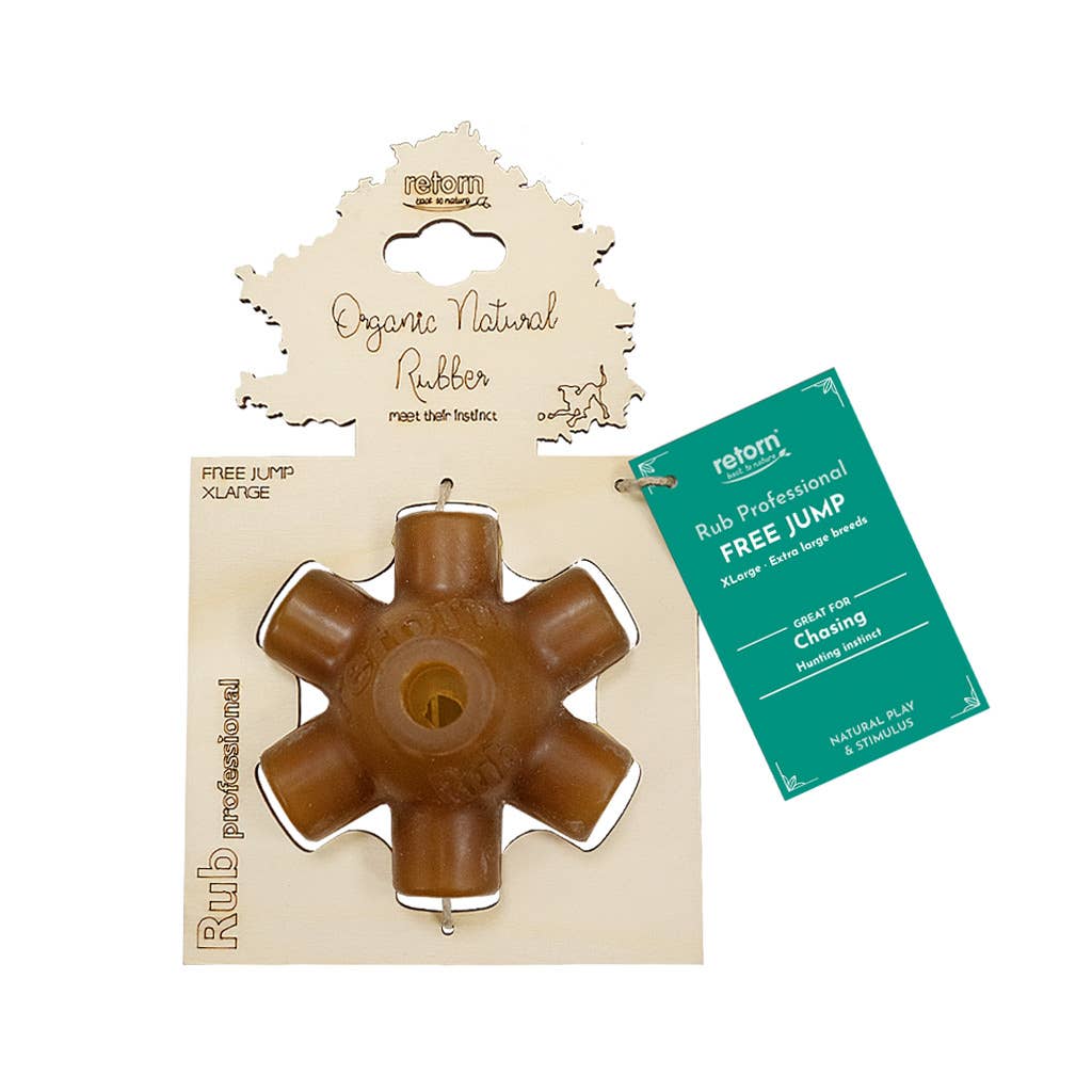 Natural Rubber Free Jump Dog Toy